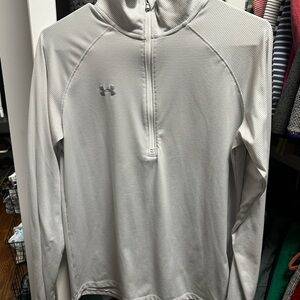 Under Armour Light Gray HeatGear Top